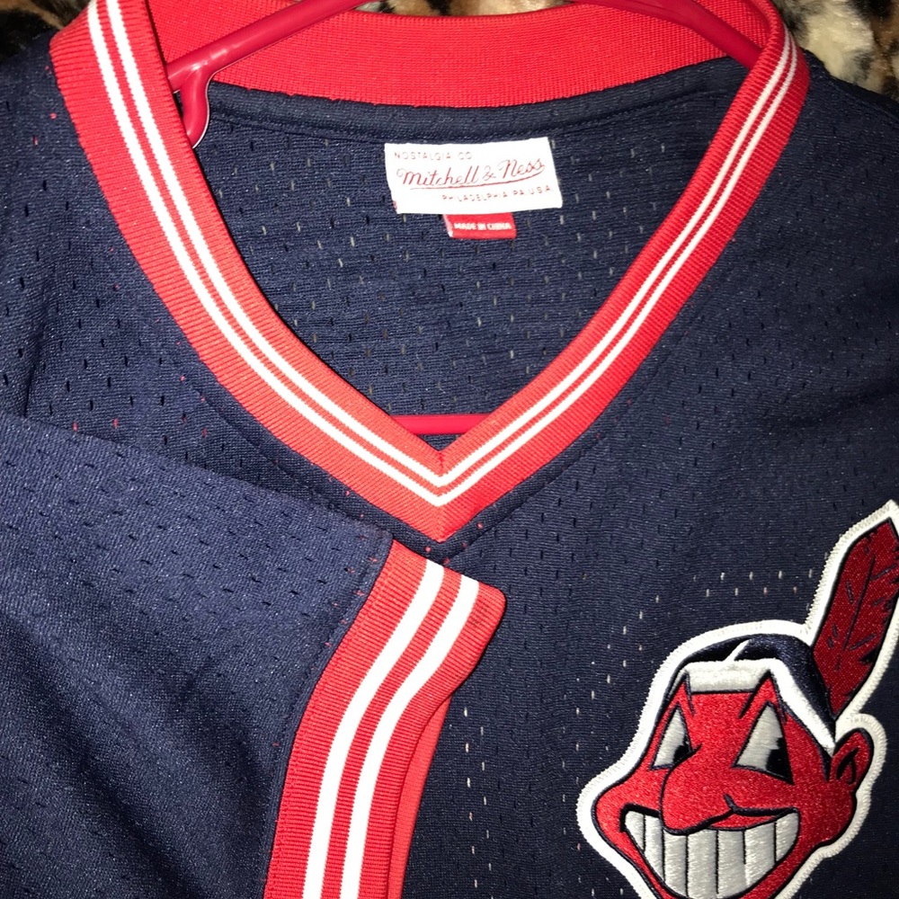 Cleveland Indians vintage Mitchell & Ness Jersey